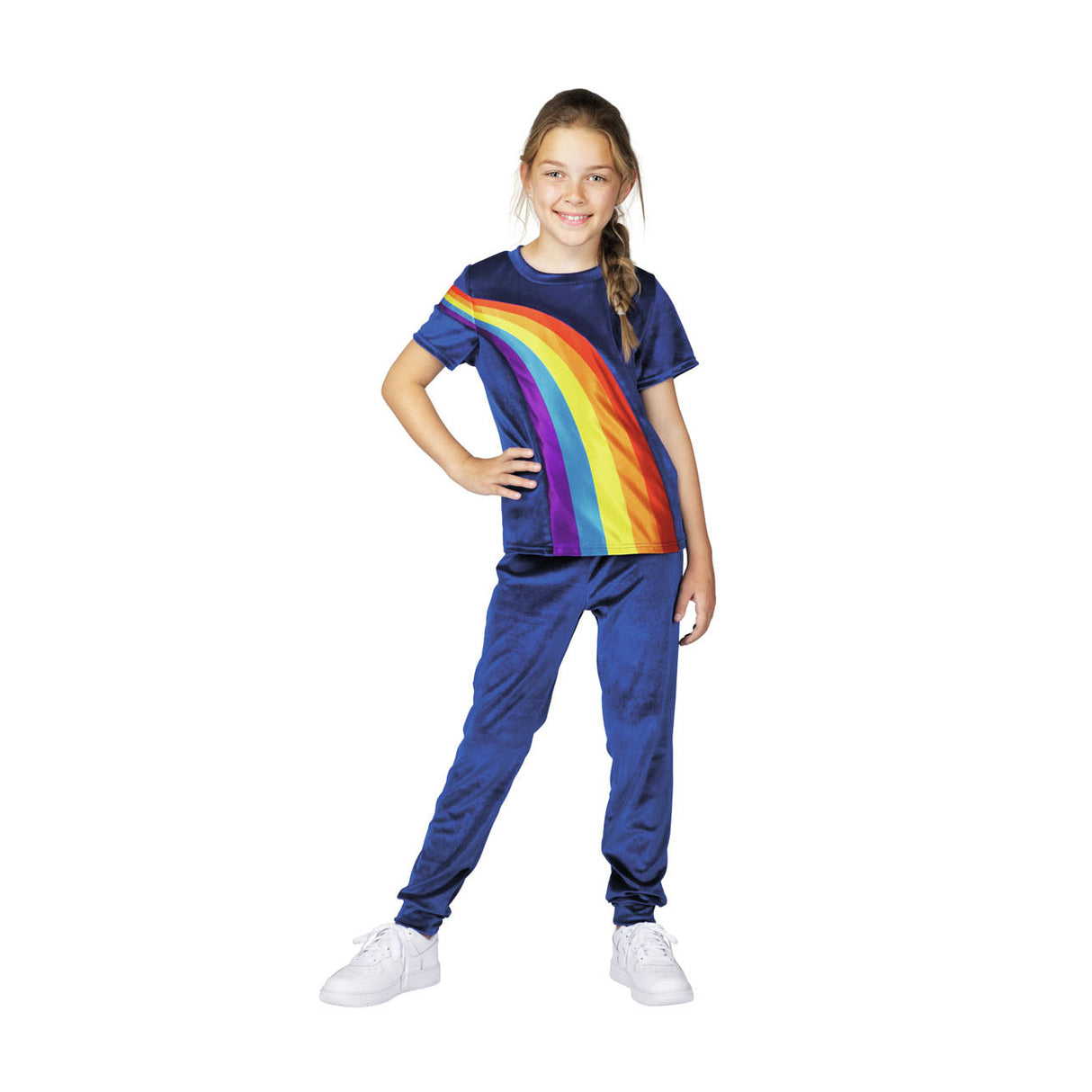 Studio 100 dressup abito arcobaleno poliestere blu Mt 134