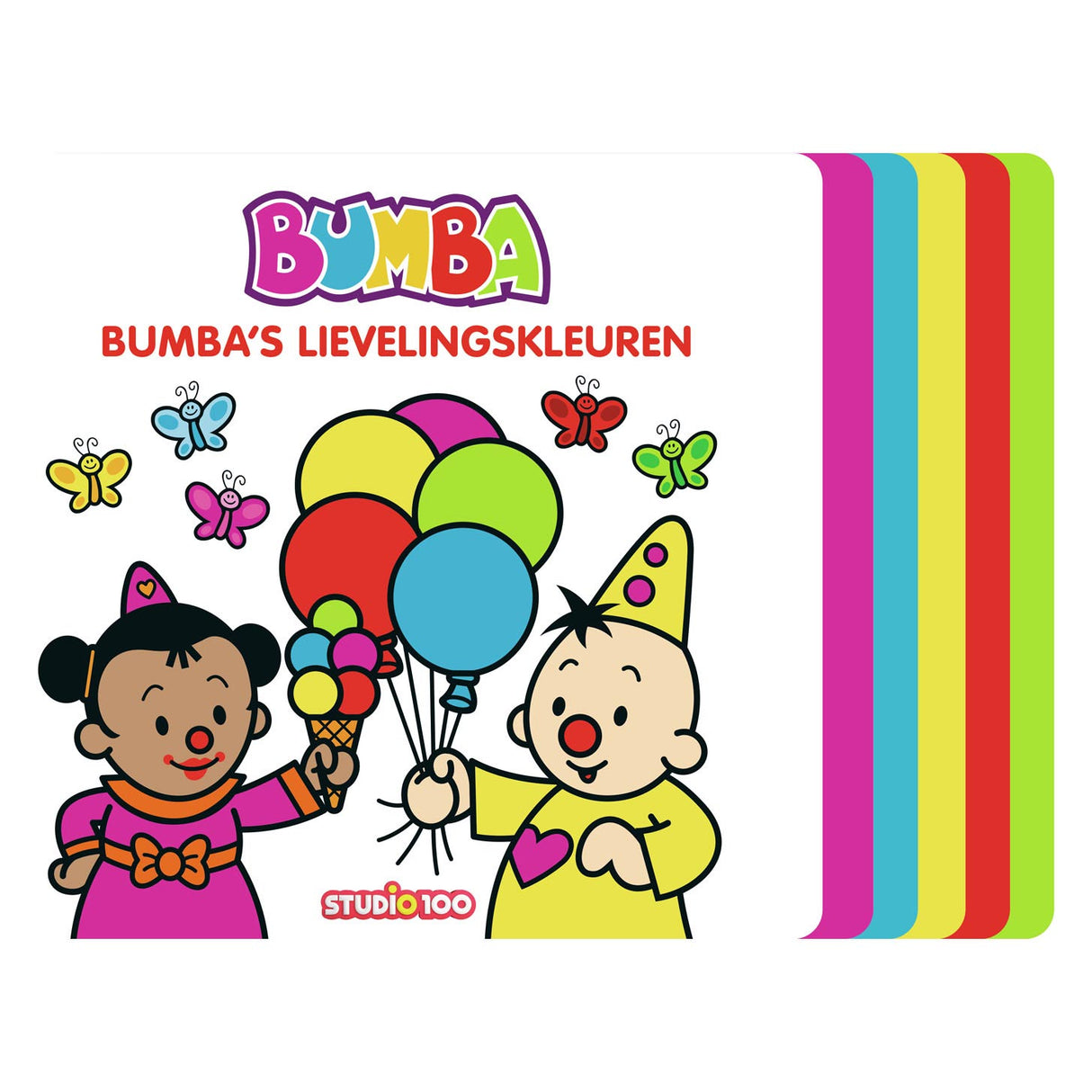 Bumba Cartboard Buch mat Schrëtt - Bumba's Liiblingsfaarwen