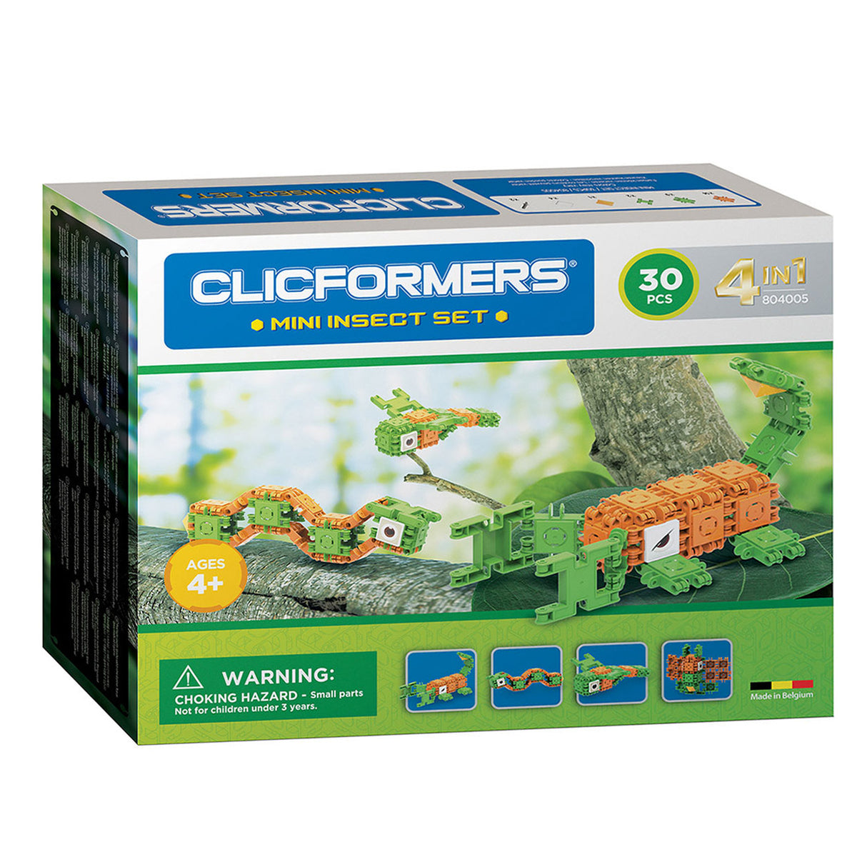 CLICFORMERS MINI INSECT SET 4IN1, 30 DLG.