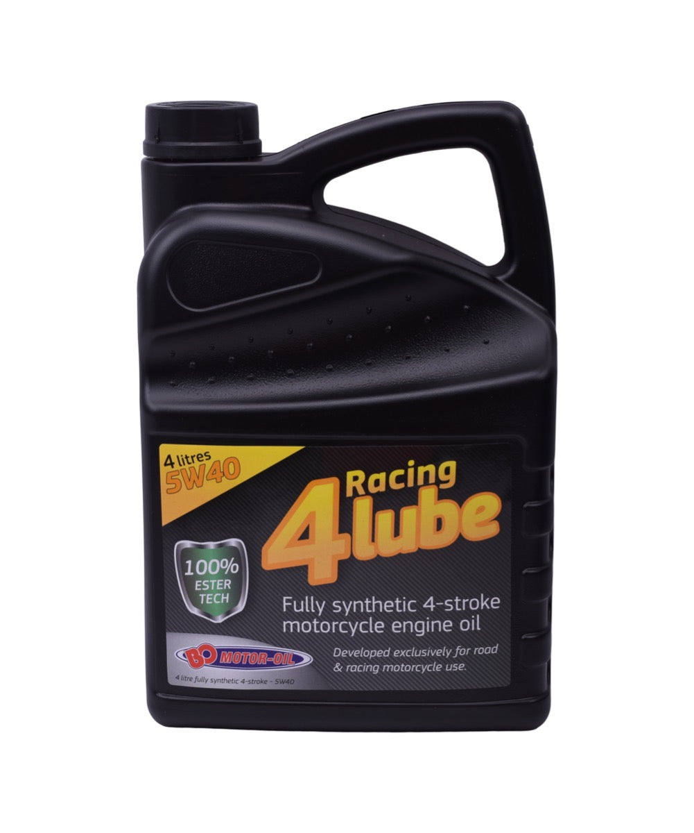 Bo motor oil motorolie bo racing 4 lube 5w-40 synth ester (4l)