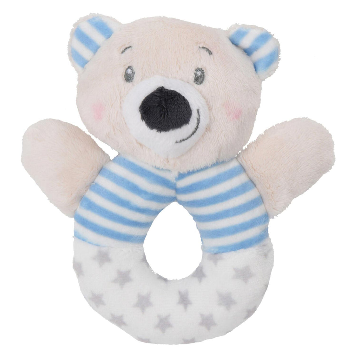 Baby Plush Batch Bear alrededor del azul