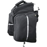 Tapeak Draachertas MTS Trunkbag dxp schwaarz, 22.6l, Velcro, Waasserrestestant, Fläschhalter