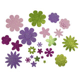 Craft Stickers Flowers, 200st.