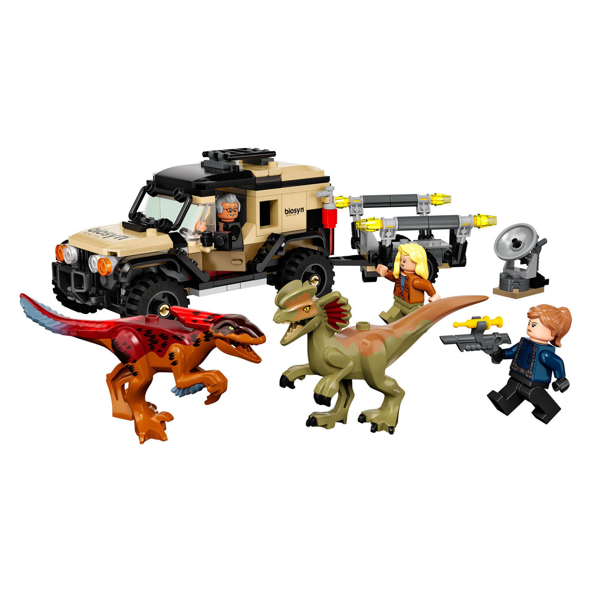 Lego Lego Jurassic 76951 Pyroraptor a Dilophosaurus Transport