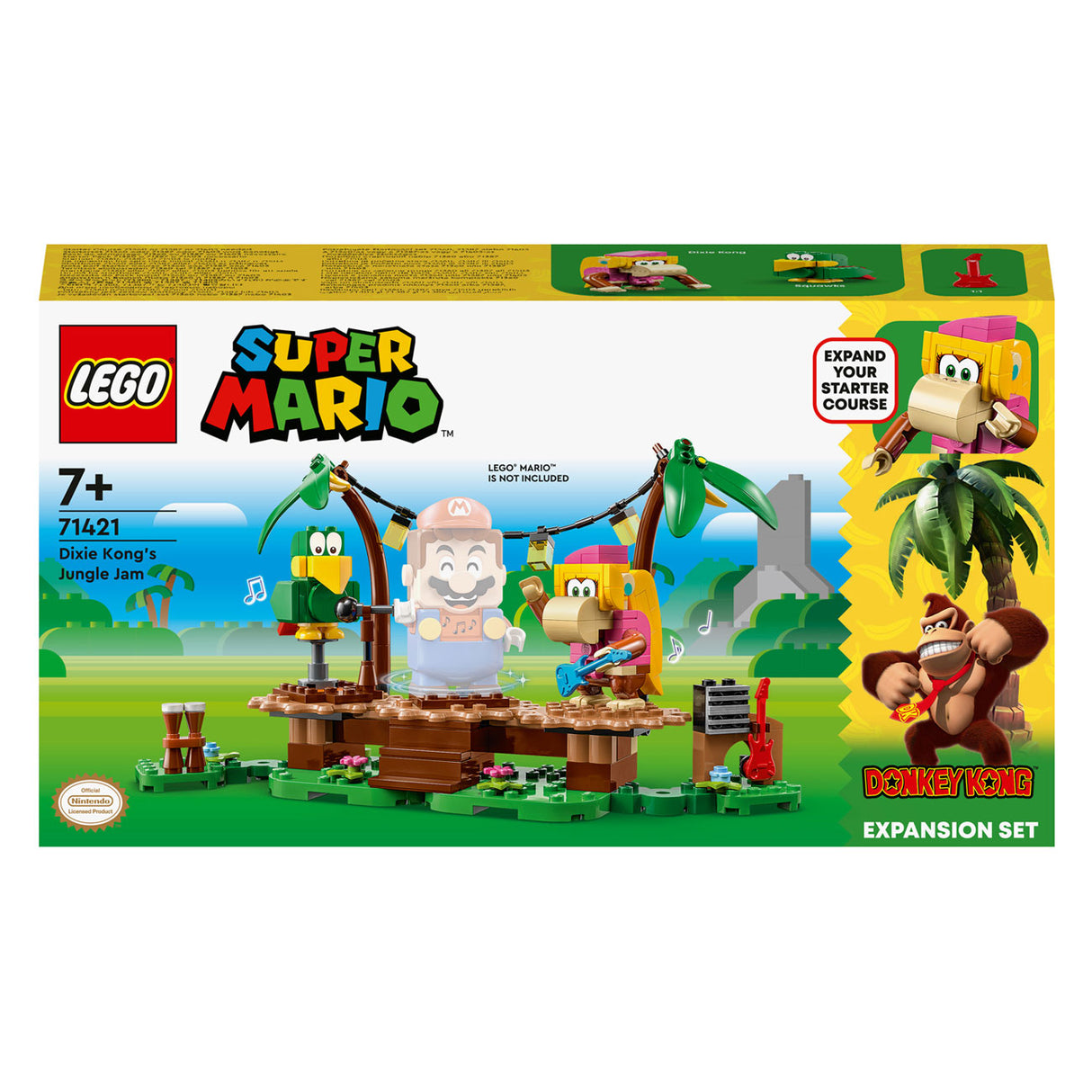 LEGO LEGO Super Mario 71421 Set di espansione: Dixie Kongs Junggeshow