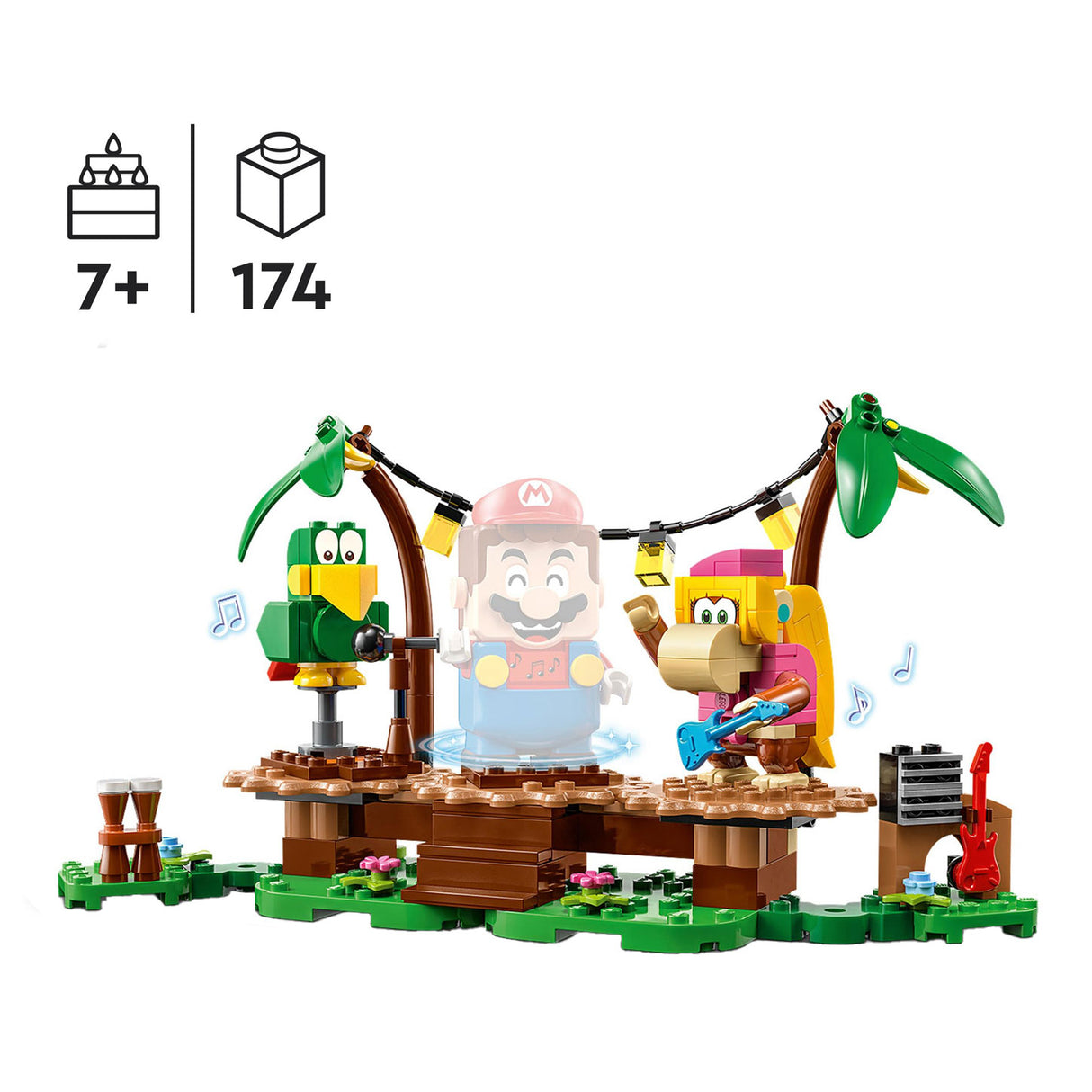 LEGO LEGO Super Mario 71421 Set di espansione: Dixie Kongs Junggeshow