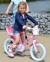 Disney Princess Children's Bicycle - Girls - 12 pouces - Pink - deux freins à main