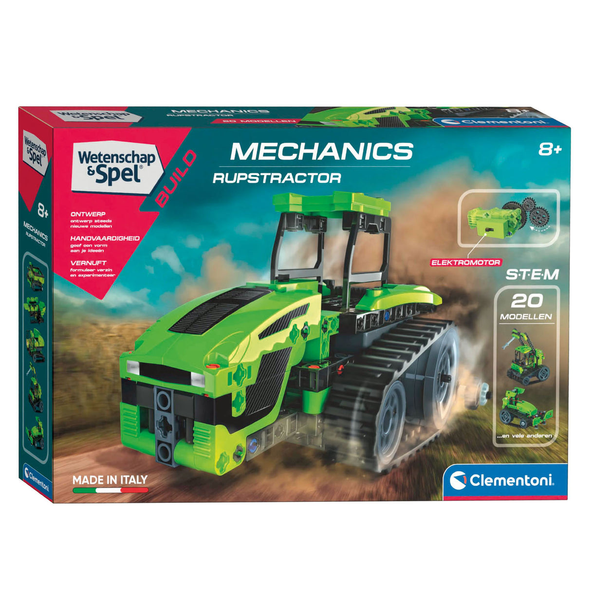 Clementoni Science Game Mechanics Crawler Crawler Tracteur