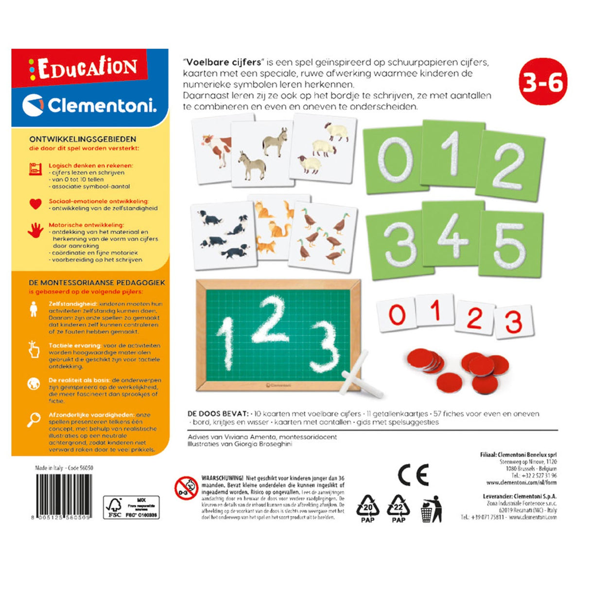 Clementoni Education Montessori Numero Feeling