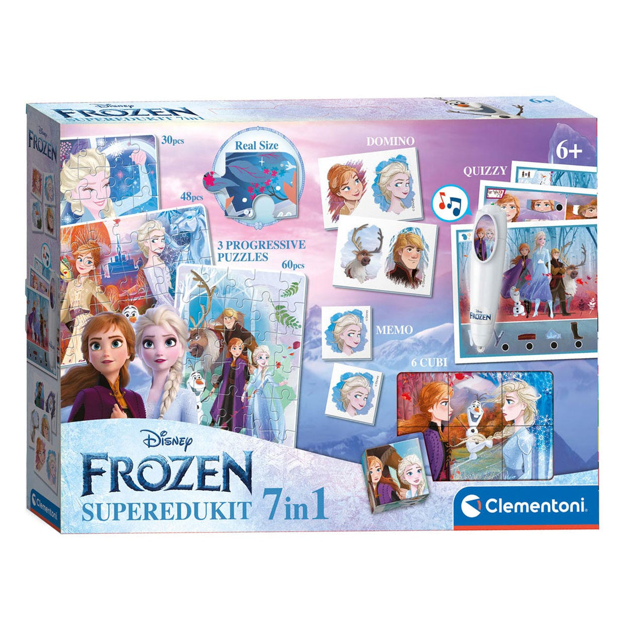 Clementoni Frozen 2 Edukit, 7in1