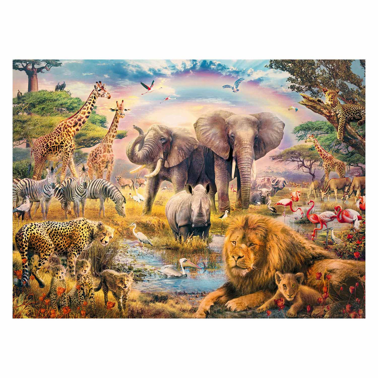 Ravensburger African Savannah Jigsaw Puzzle, 100.. Xxl