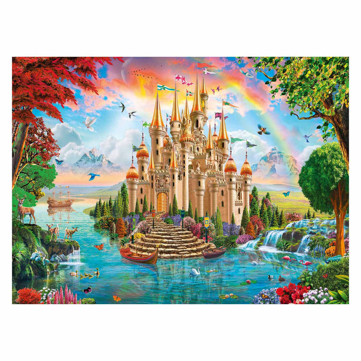 Ravensburger Märchen -ähnliches Schloss des Spiels, 100.. Xxl