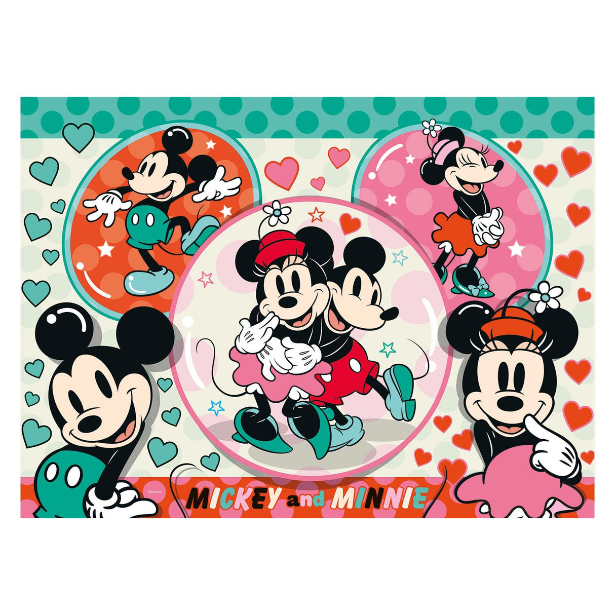 Ravensburger Dromaparar Mickey Minine Been Puzzle, 150st. Xxl