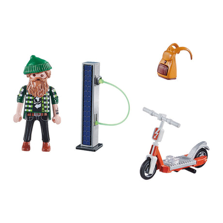 PlayMobil Specials hipster con e-scooter 70873