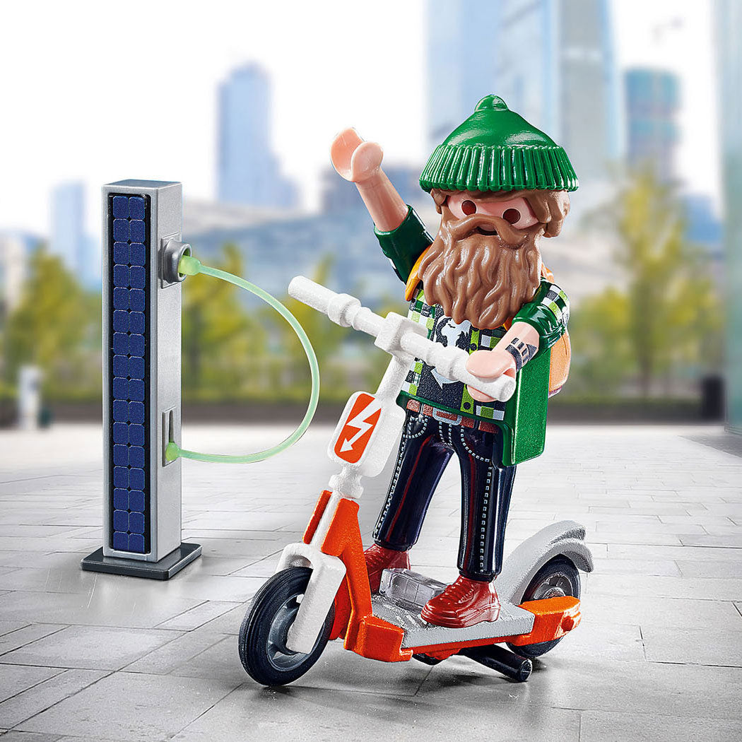 Playmobil Specials Hipster mit E-Scooter 70873