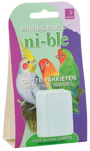 Esve Ni-BLE-Mineralblock großer Sittichegrün