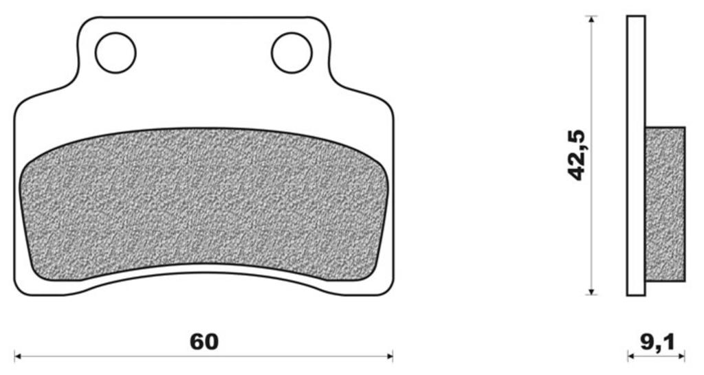 Newfren brake block set FD0223