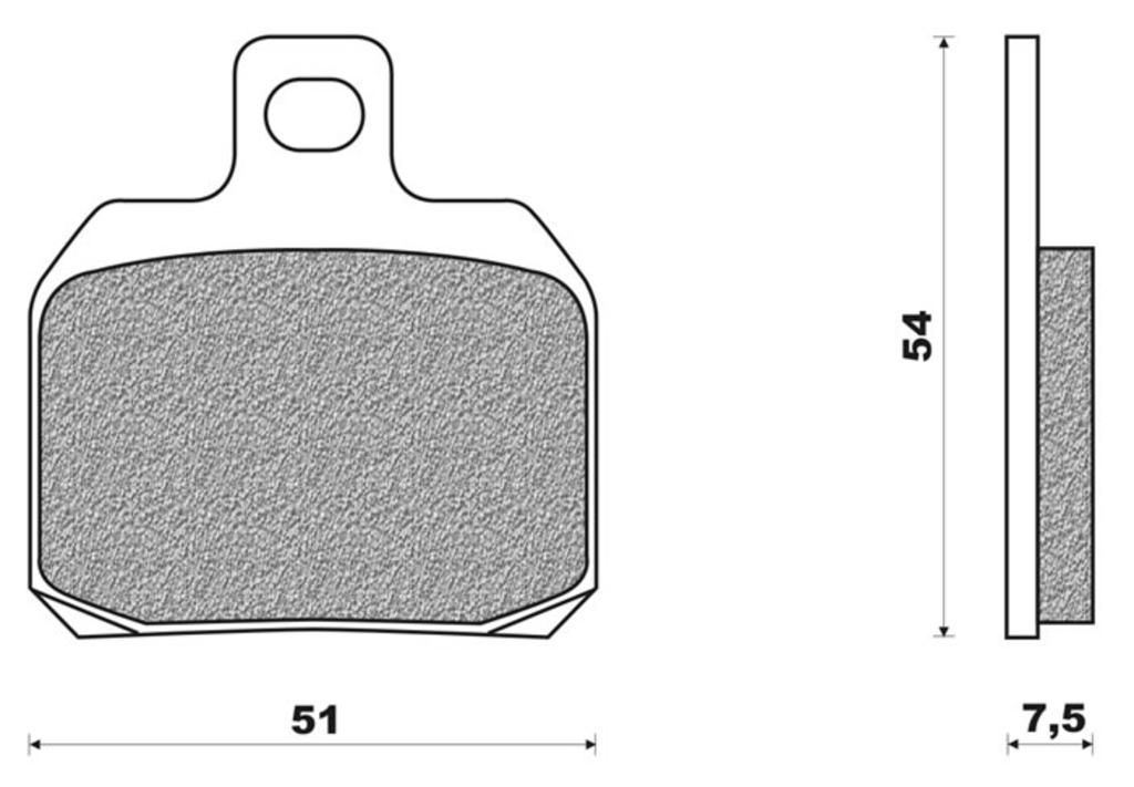 Newfren brake block set FD0256