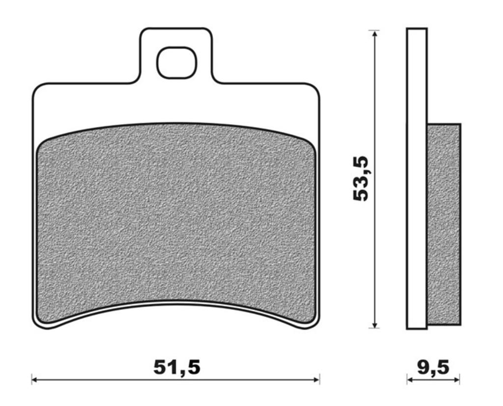 Newfren brake block set FD0267