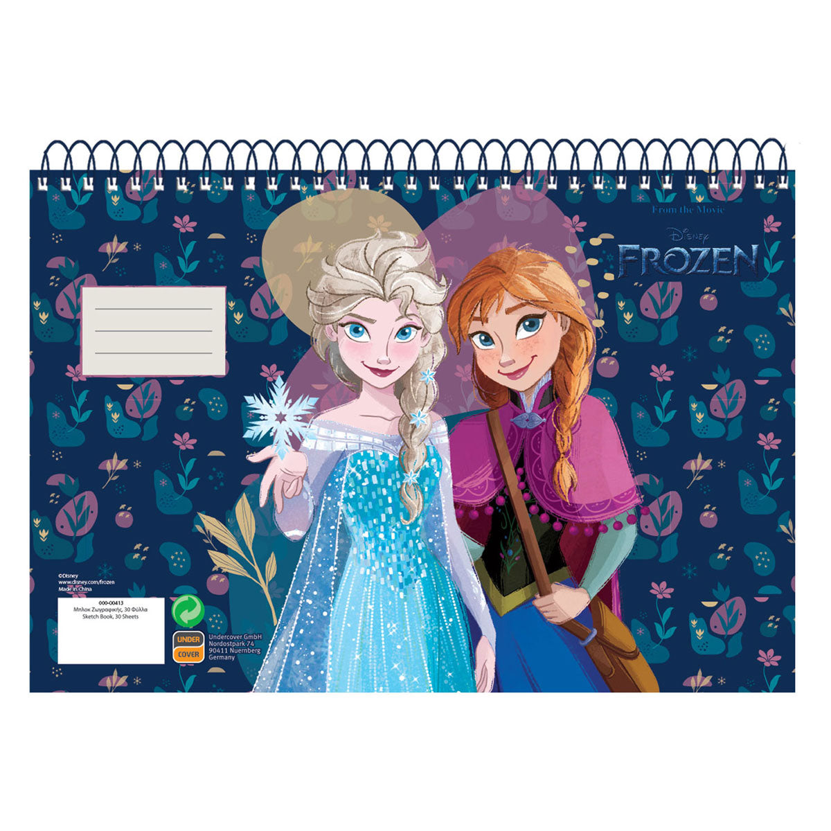 Disney Drawing Block Frozen A4, 30 ark