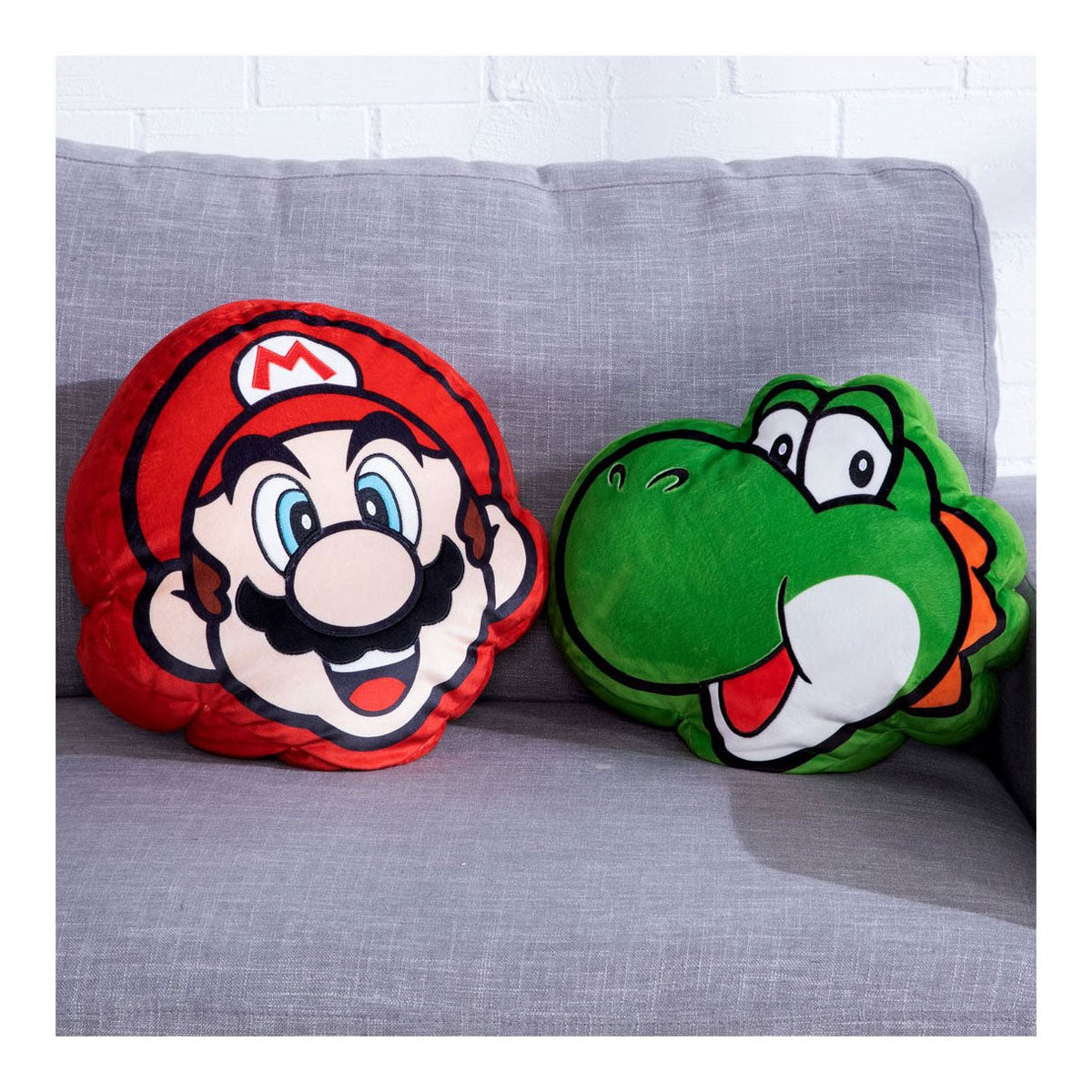 Tomy Mocchi Mocchi Mega Super Mario Yoshi Pluchen Hug