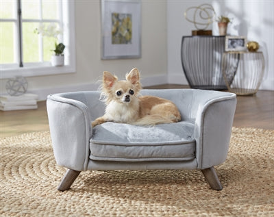 Enchanted pet Enchanted hondenmand sofa romy grijs