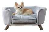 Enchanted pet Enchanted hondenmand sofa romy grijs