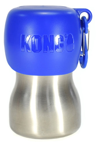 Botella de bebida Kong H2O Azul de acero inoxidable