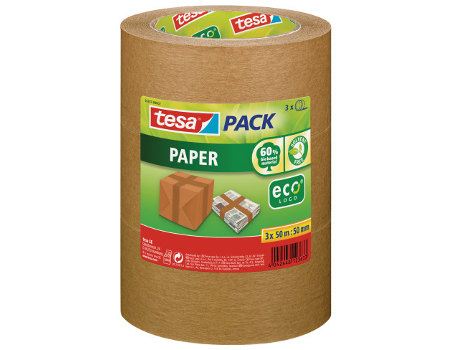 Tesa Packaging Tape Brown 3 x 50m x 50mm