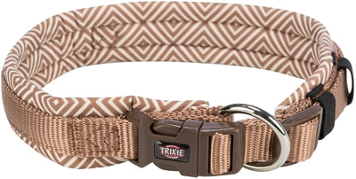 Trixie Collar Dog Boho extra široký s karamelem okna