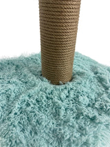 Foeiii Scratching Pole Plush Blue Blue