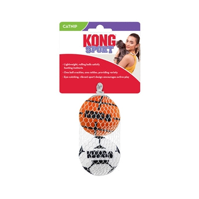 Kong Cat Sport Balls s catnip assorti