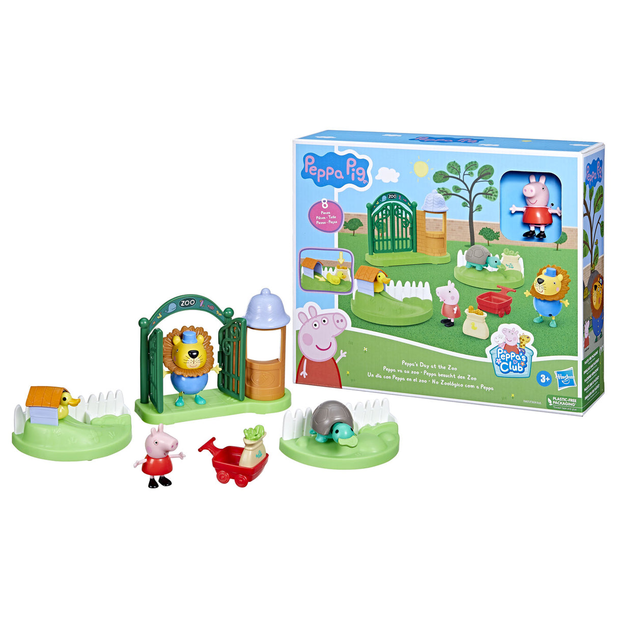 Hasbro Peppa går til Zoo Speelset