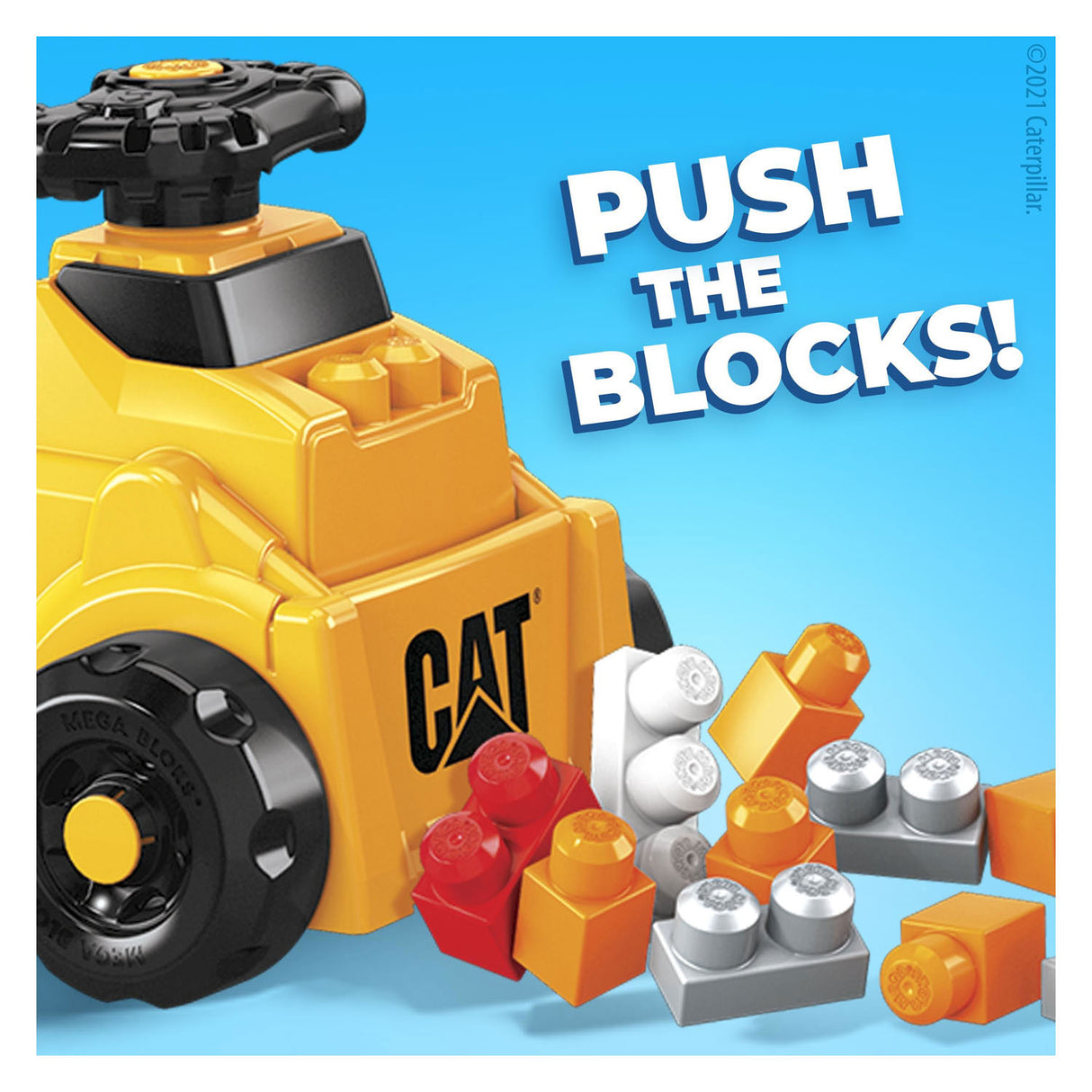 Mega Bloks Cat Build n Caminata con bloques