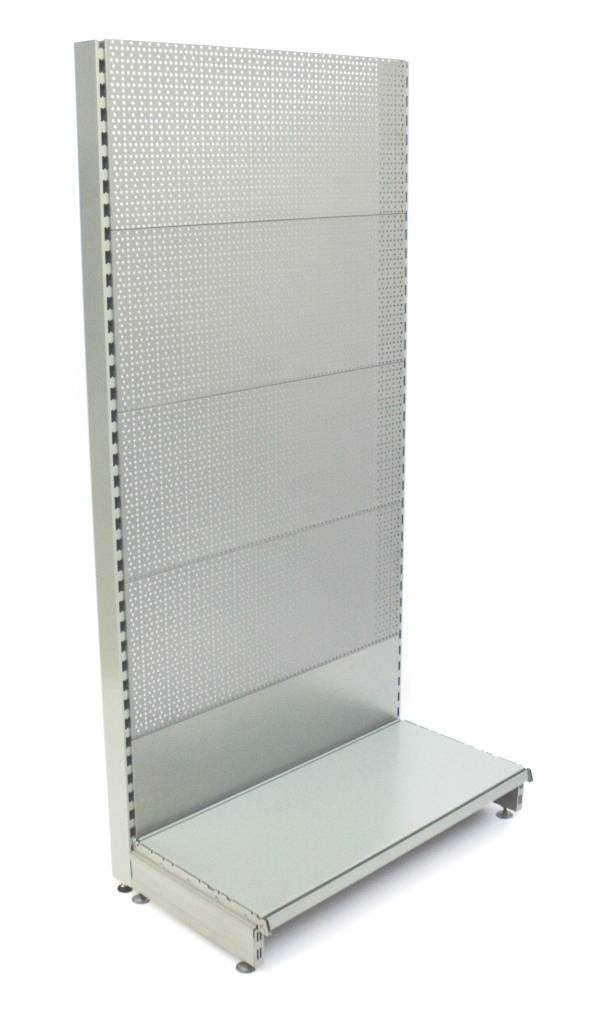 Mur de rack 1 mètre de large (détaché) 240x8x3 cm, profondeur du pied 37 16 cm