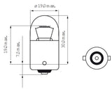 Bosma svetilka 6V-10W BA15S