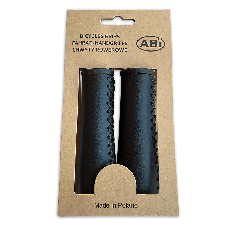 ABI Art Leather Gatchs de vélos 135 mm noir