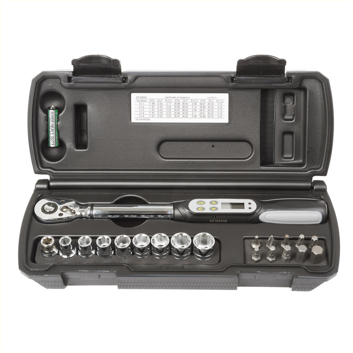 M-Wave Digital Torque Wrench 3-60nm