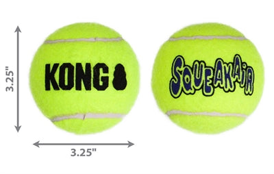 Kong Squeakair Tennis Ball Yellow med pip