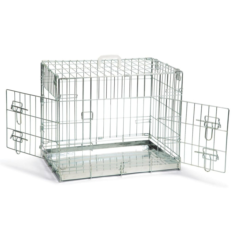 Beeztees Beeztees Hondenbench 62x44x49 cm zilverkleurig