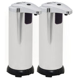 VidaXL Automatische zeepdispensers infraroodsensor 600 ml 2 st