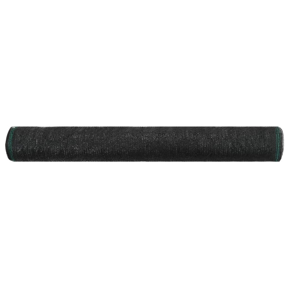 VidaXL Tennisscherm 2x25 m HDPE zwart