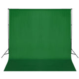 VidaXL Achtergrondsysteem 600x300 cm groen