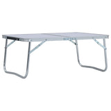 VidaXL Campingtafel inklapbaar 60x40 cm aluminium wit