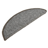 VidaXL Trapmatten 15 st 65x21x4 cm grijs