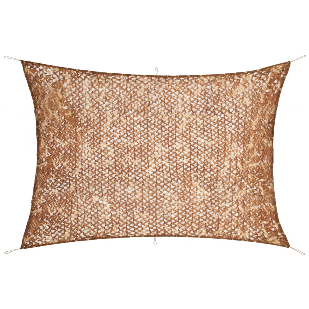 VidaXL Camouflagenet met opbergtas 6x7 m beige