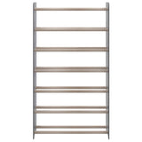VidaXL Schoenenrek 65x24x117 cm bewerkt hout grijs