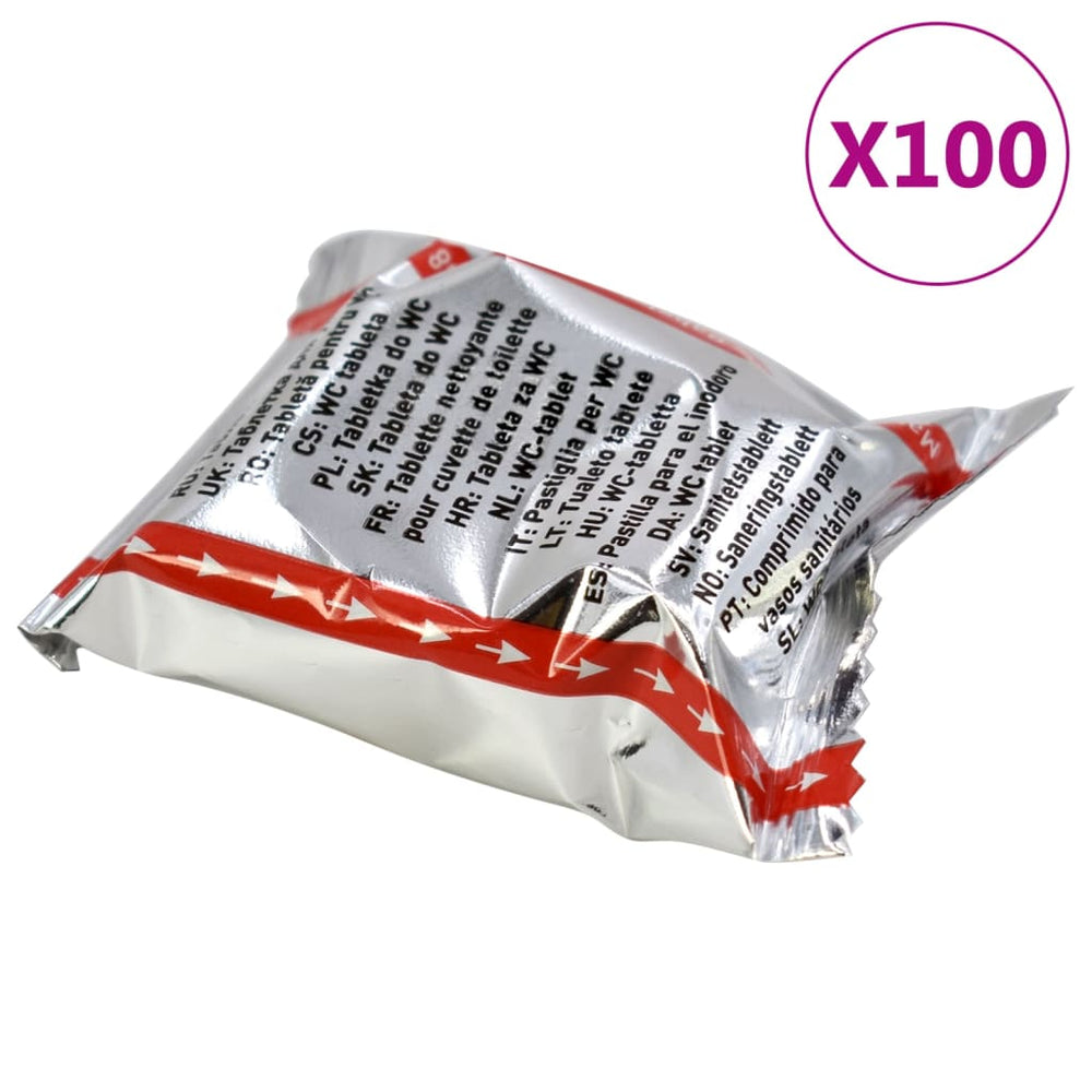 VidaXL Toiletreinigingstabletten 100 st urinaalreinigers