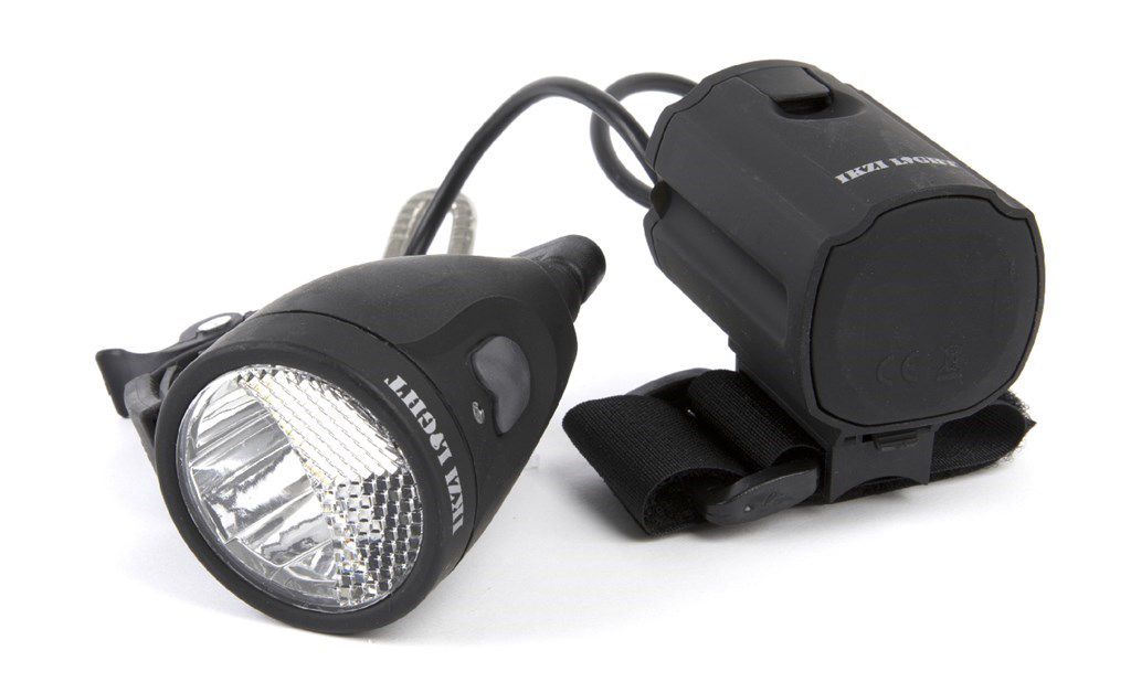 Ikzi Headlight 3W+LED incl. Loader and rechargeable batteries