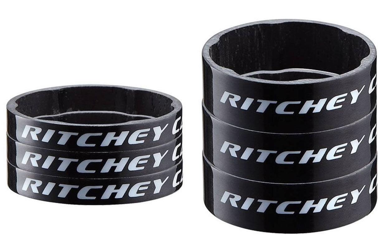 Ritchey WCS Spacer Set Carbon UD blankt 3x5mm + 3x10mm